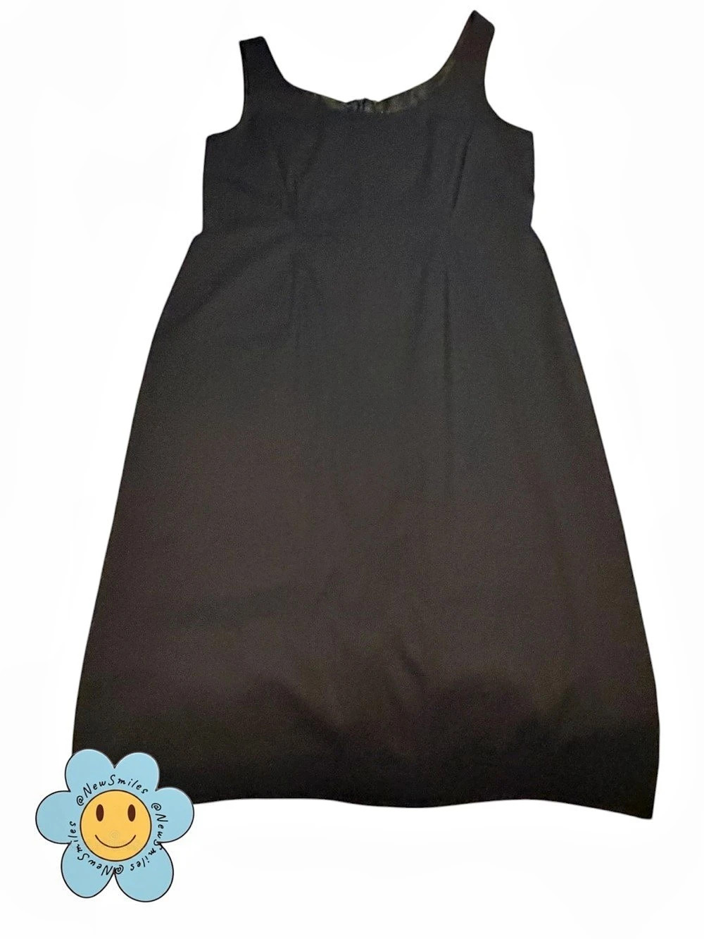 Jessica Howard ~ Sheath Dress ~ Solid Black ~ Sleeveless ~ Scoop Neck ~ NWOT